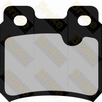 BRAKE ENGINEERING pa512 -  Комплект тормозных колодок, дисковый тормоз